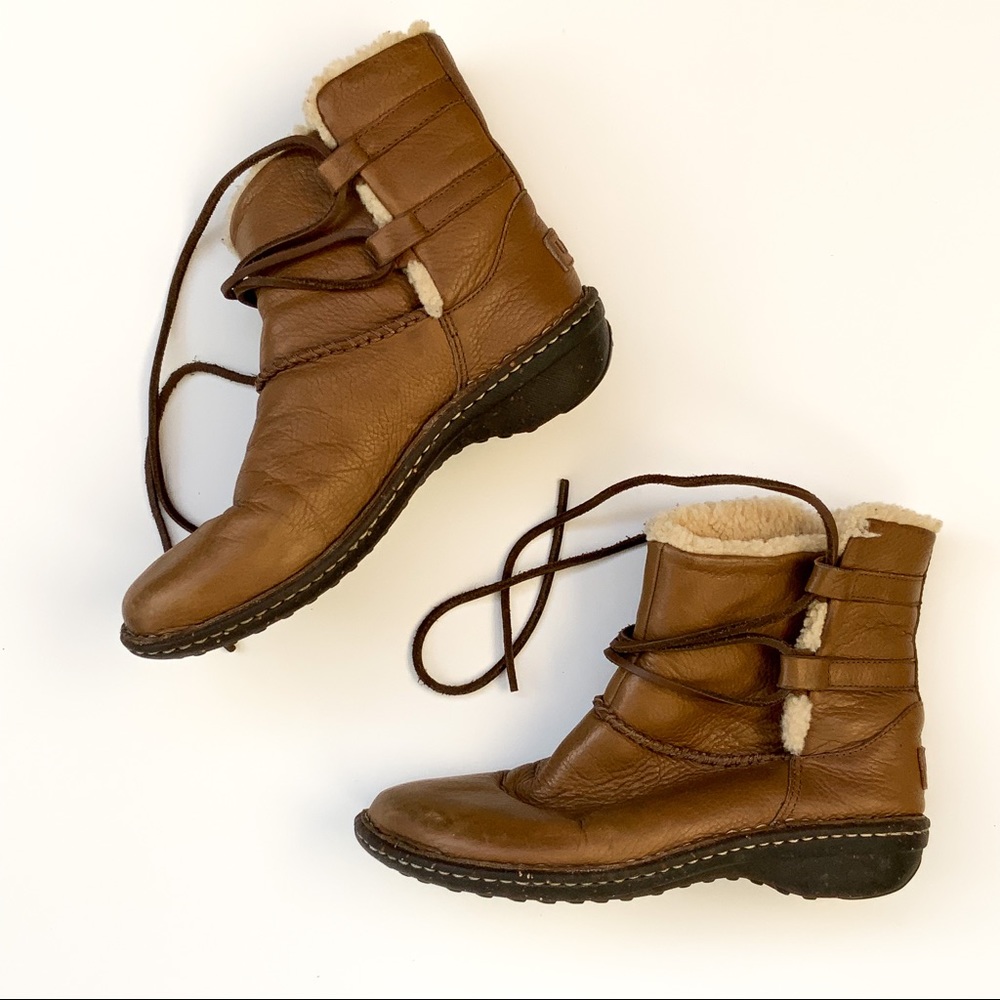 Ugg Caspia Leather Boots | Women’s Size 8
